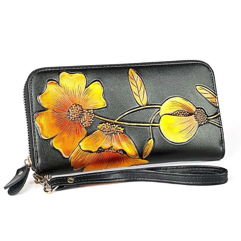 Women's Genuine Leather Wallet - 2 desire