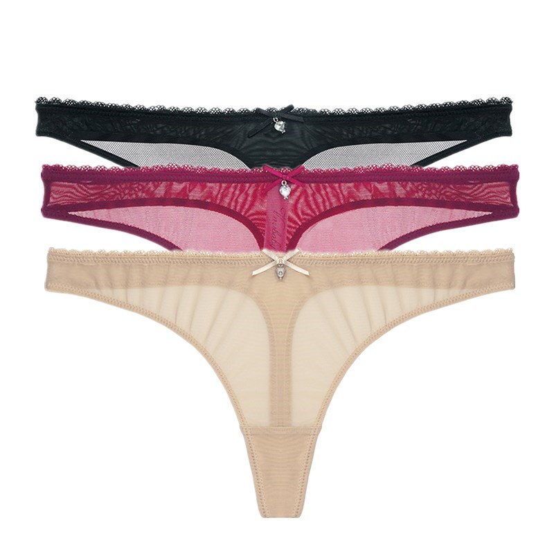 Hot Transparent Thong 3 Pieces - 2 desire