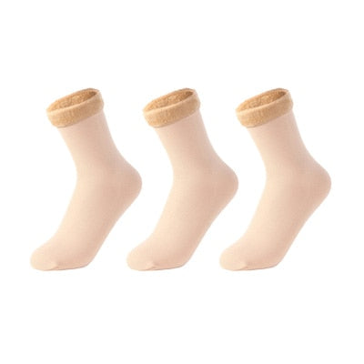 Women's Winter Warm Fleece Socks 3Pieces - 2 desire