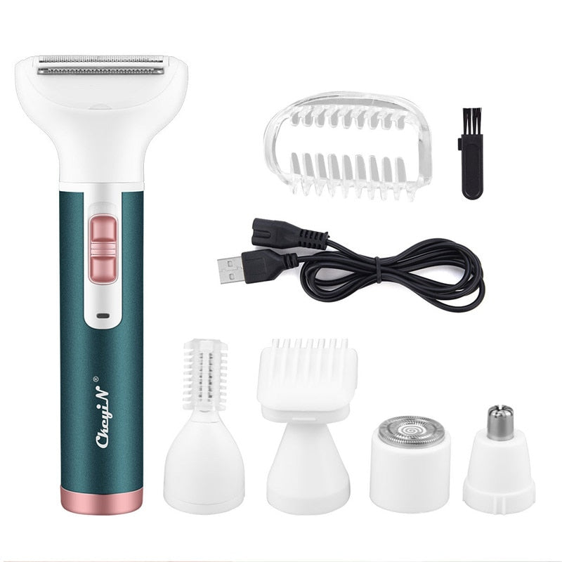 5 in 1 Electric Rechargeable Lady Shaver - 2 desire