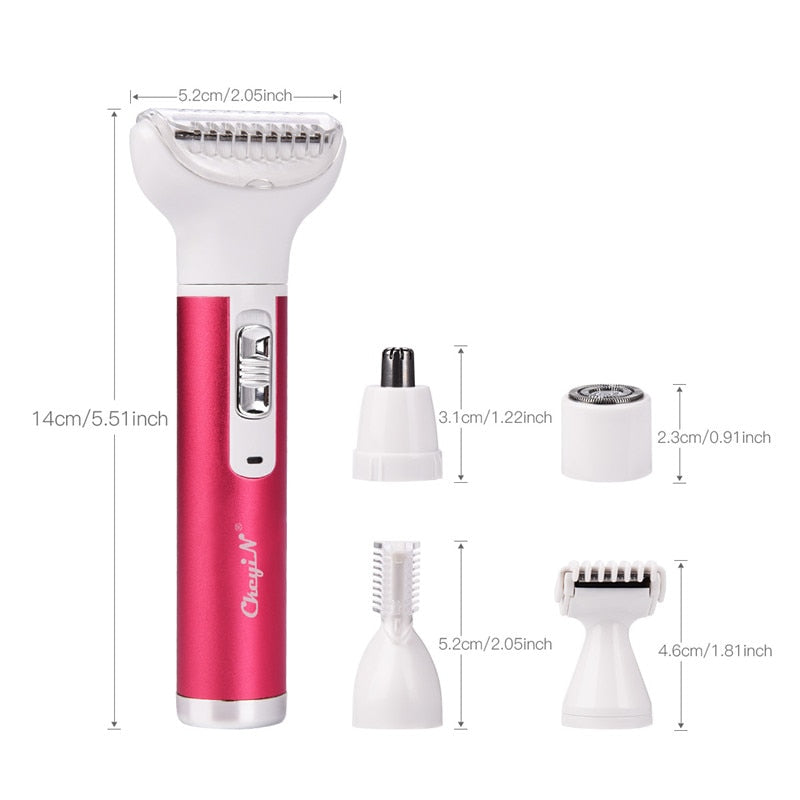 5 in 1 Electric Rechargeable Lady Shaver - 2 desire
