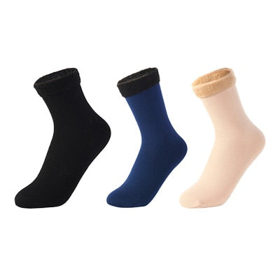 Women's Winter Warm Fleece Socks 3Pieces - 2 desire