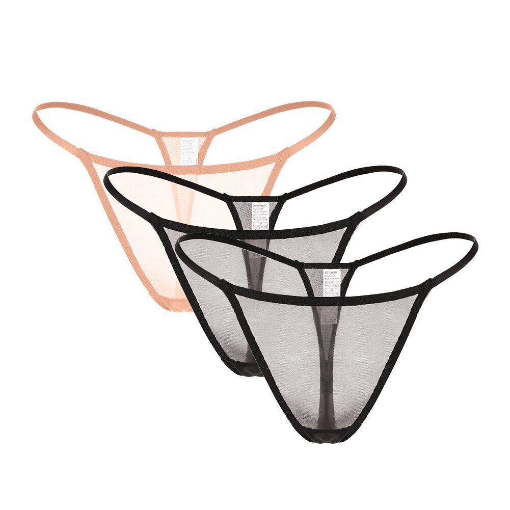 Hot Transparent G-String 3 Pieces - 2 desire
