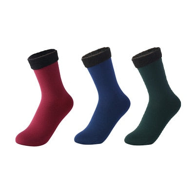 Women's Winter Warm Fleece Socks 3Pieces - 2 desire