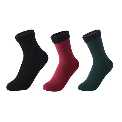 Women's Winter Warm Fleece Socks 3Pieces - 2 desire