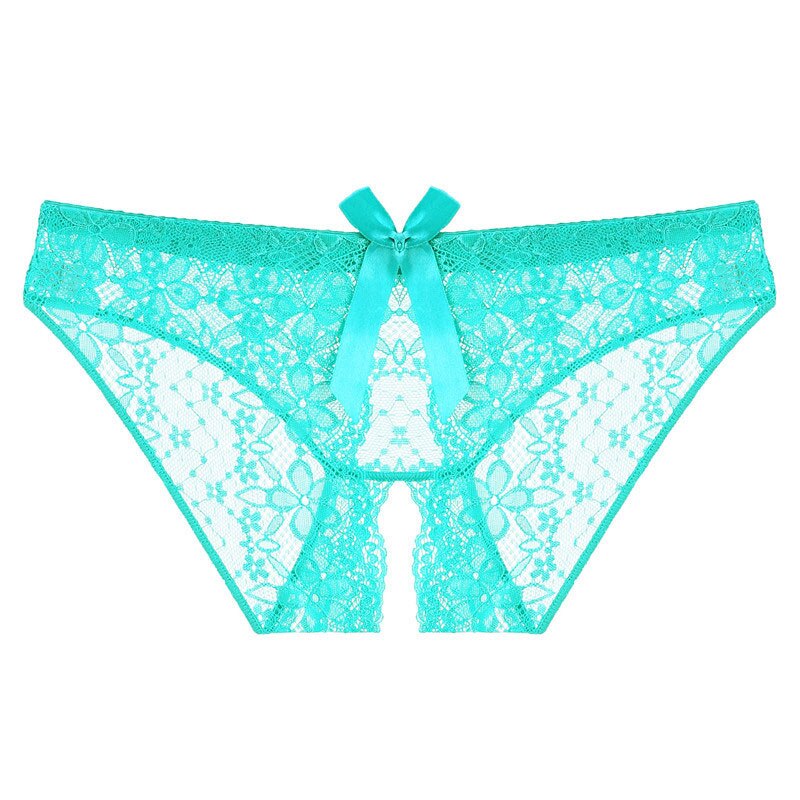 Crotchless Transparent Lace Panties - 2 desire
