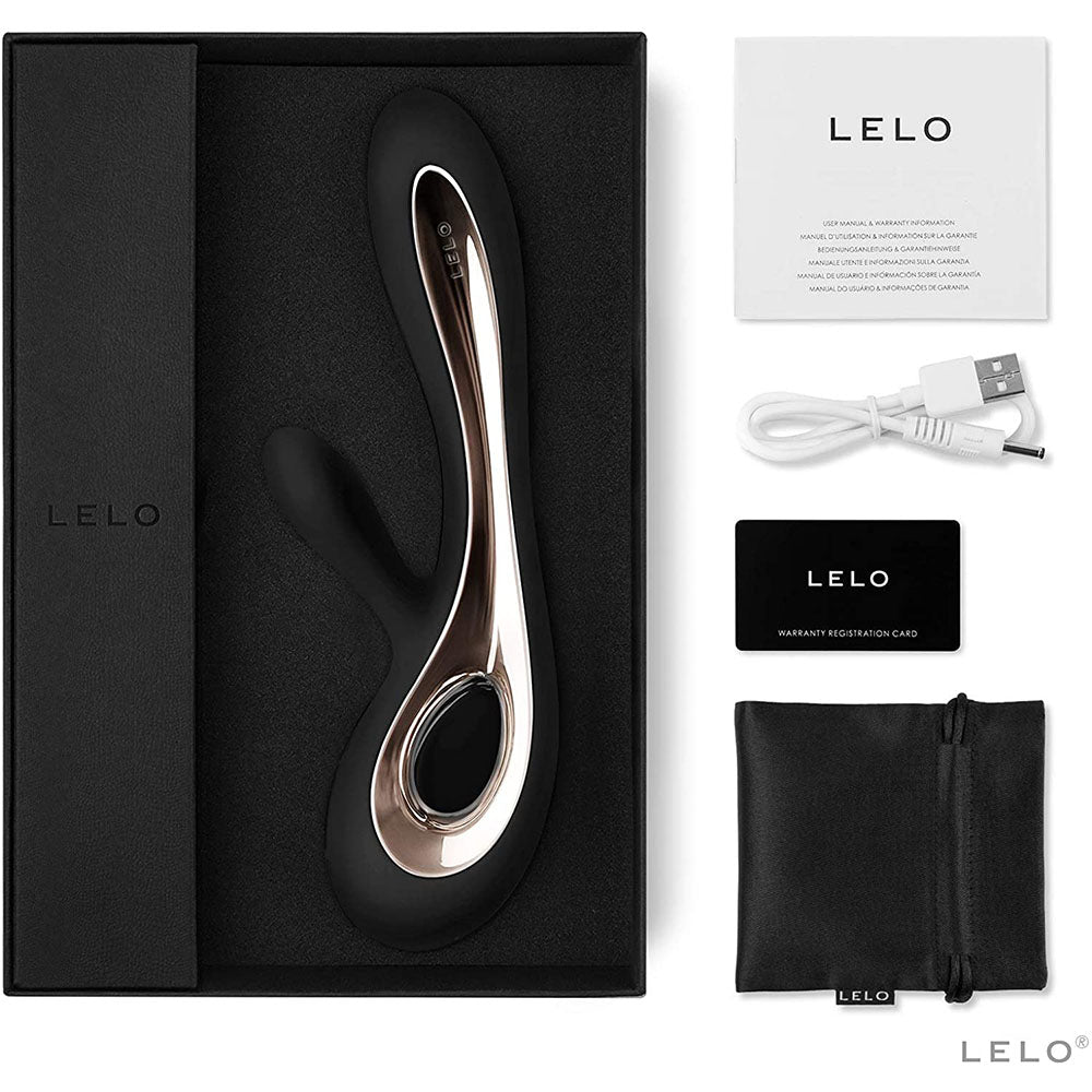 Lelo Soraya 2 Dual Rabbit Vibrator Black - 2 desire