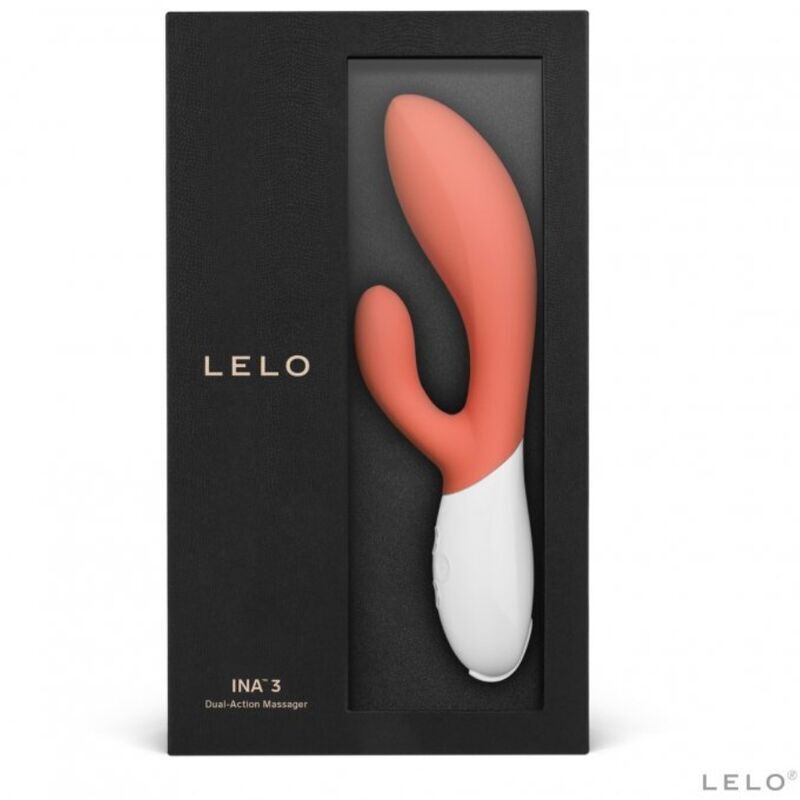 Lelo Ina 3 Dual Action Massager Coral - 2 desire