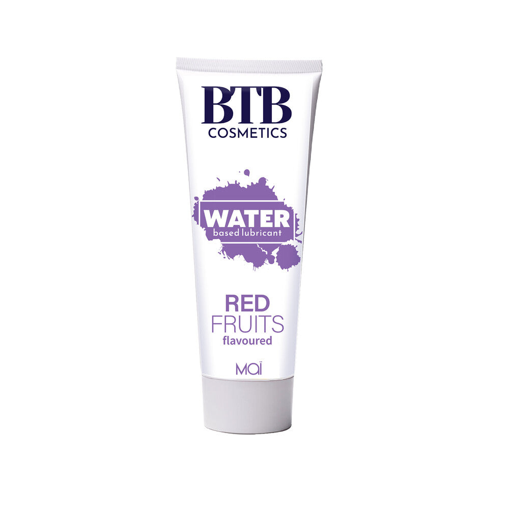 BTB Red Fruits Flavored Water Based Lubricant 100ml - 2 desire