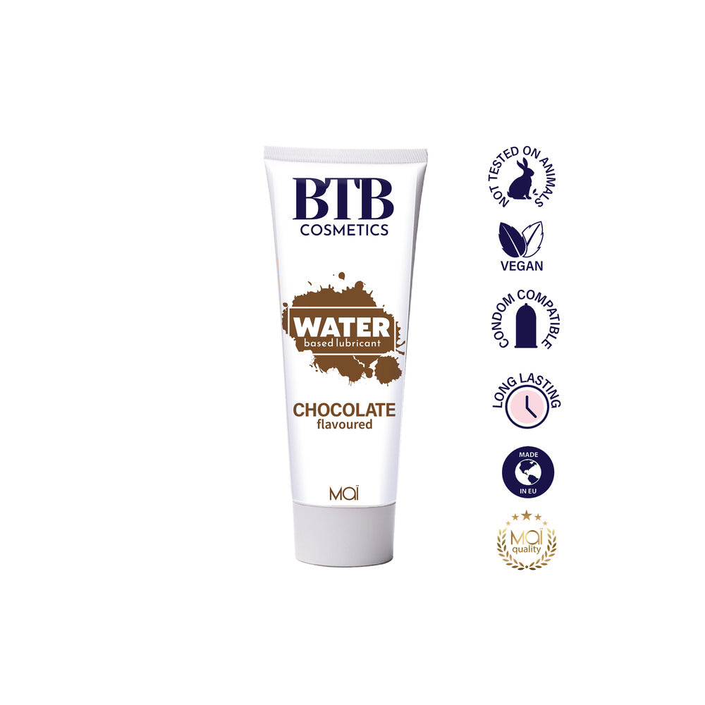 BTB Chocolate Flavored Water Based Lubricant 100ml - 2 desire