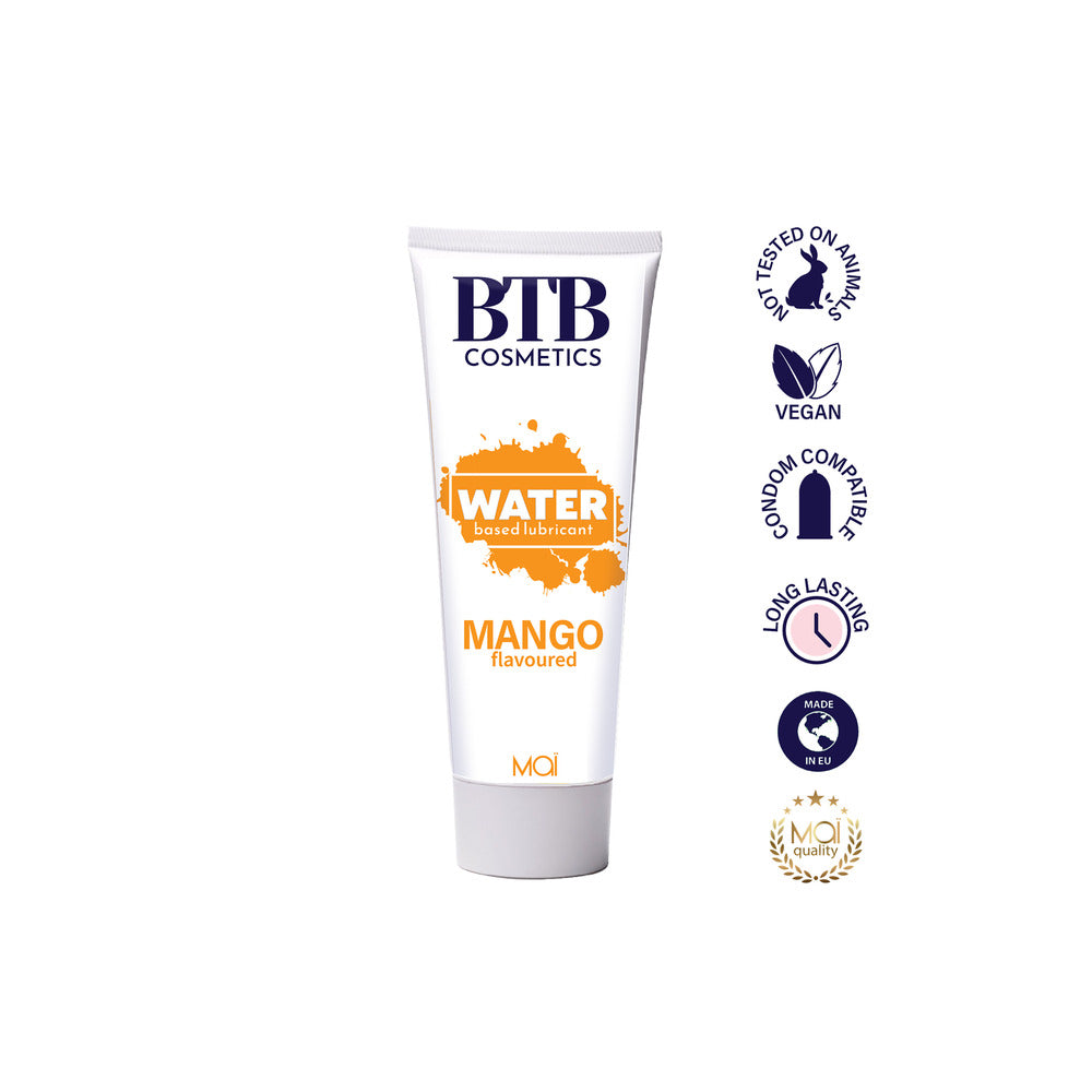 BTB Mango Flavored Water Based Lubricant 100ml - 2 desire