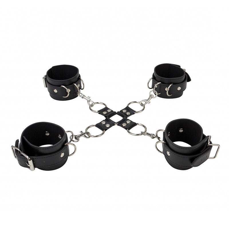 Leather Hand And Leg Cuffs - 2 desire