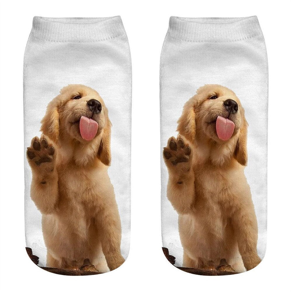 Women's Cute Aimal 3D Print Socks - 2 desire