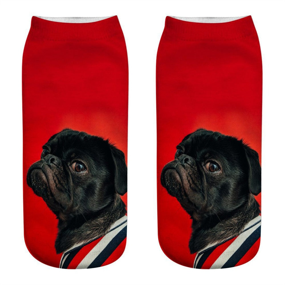 Women's Cute Aimal 3D Print Socks - 2 desire