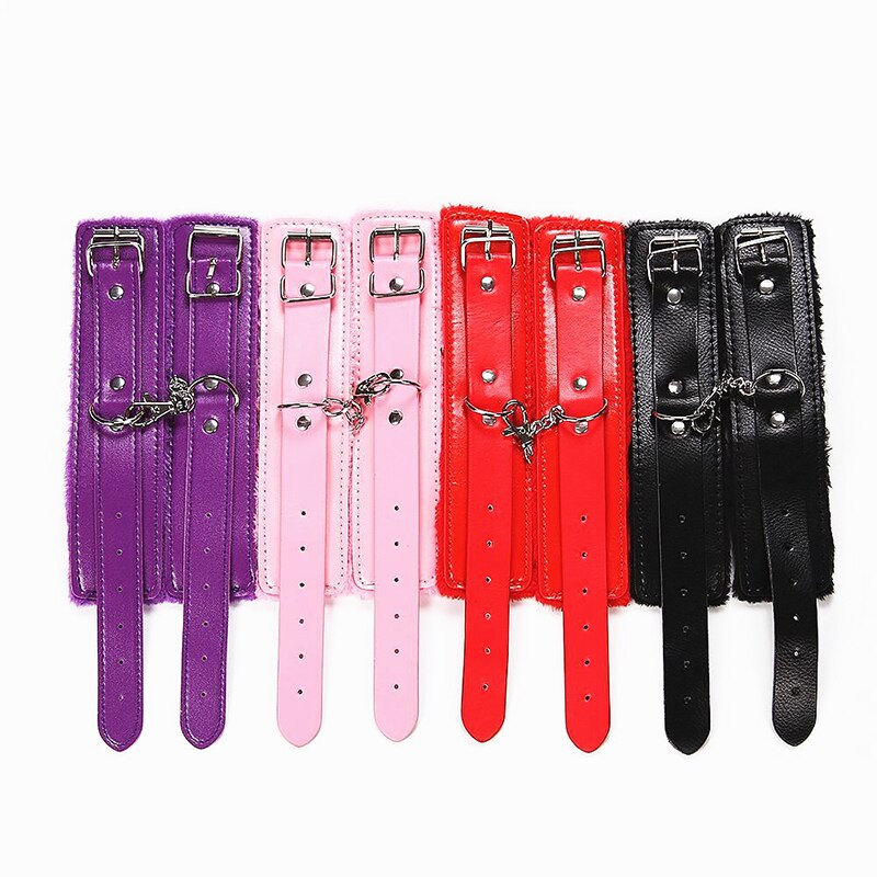 Adjustable PU Leather Handcuffs Ankle Cuff - 2 desire