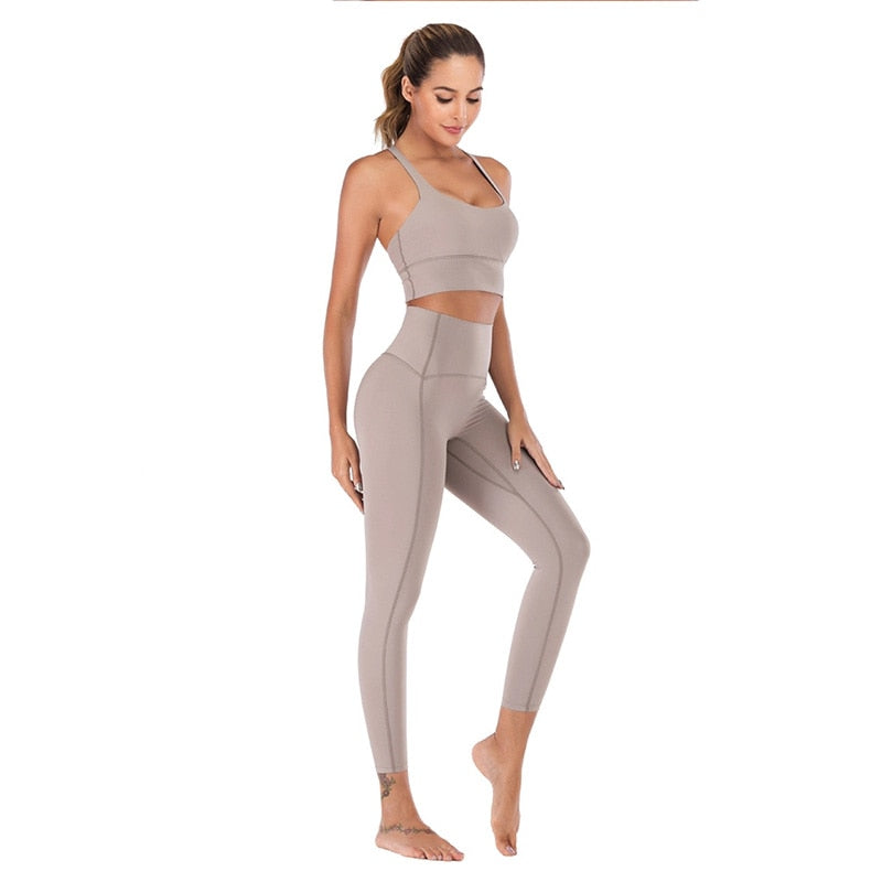 Women's Naked-Feels Gym Leggings - 2 desire