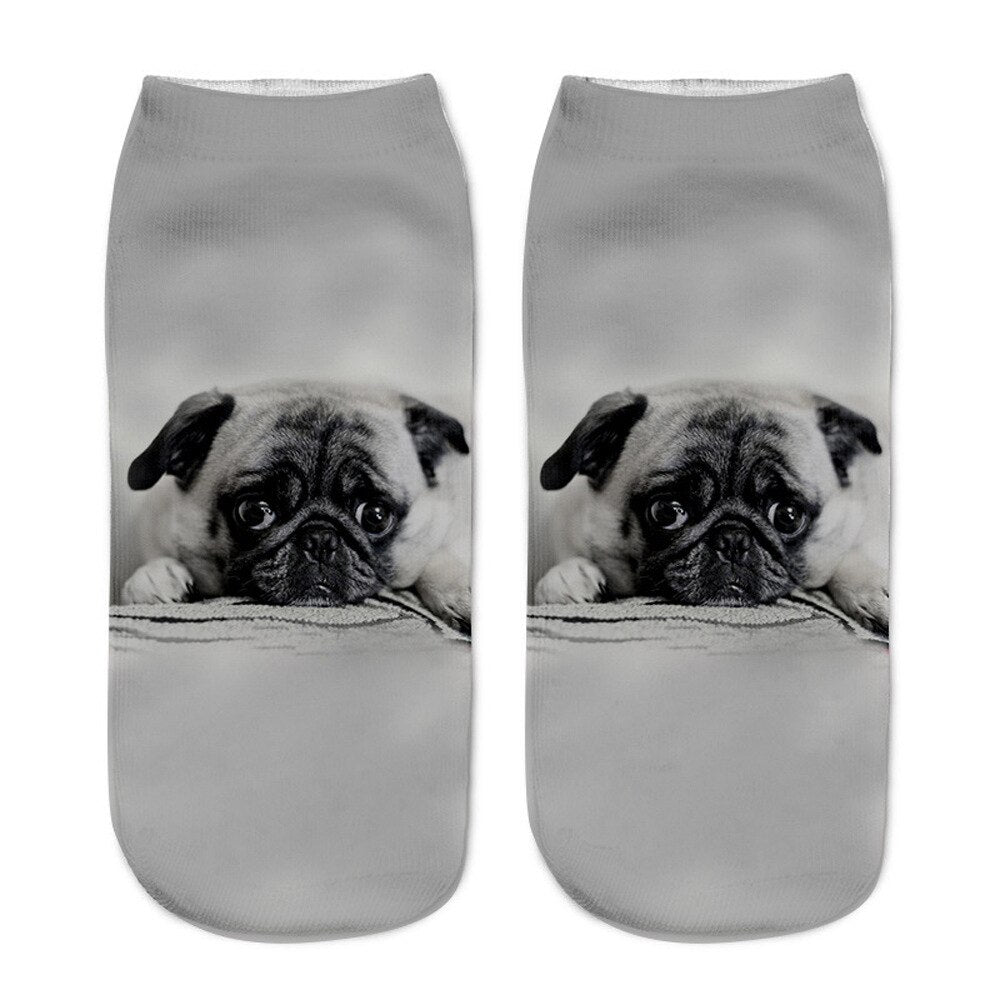 Women's Cute Aimal 3D Print Socks - 2 desire