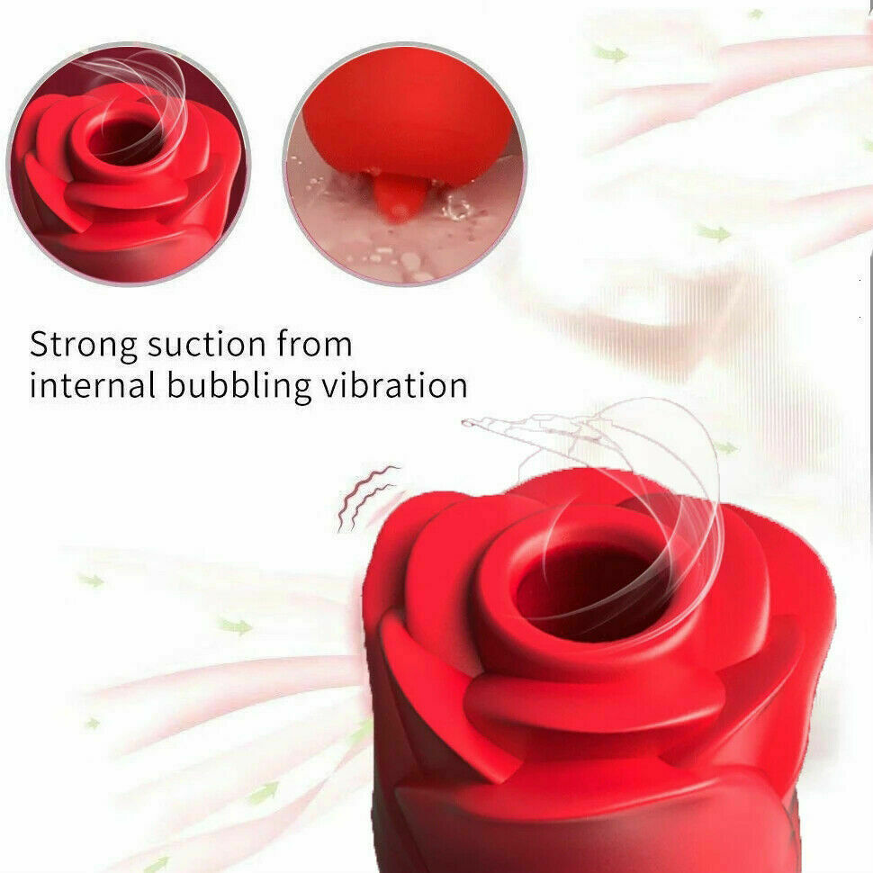 Rose Sucking Licking Vibrator - 2 desire