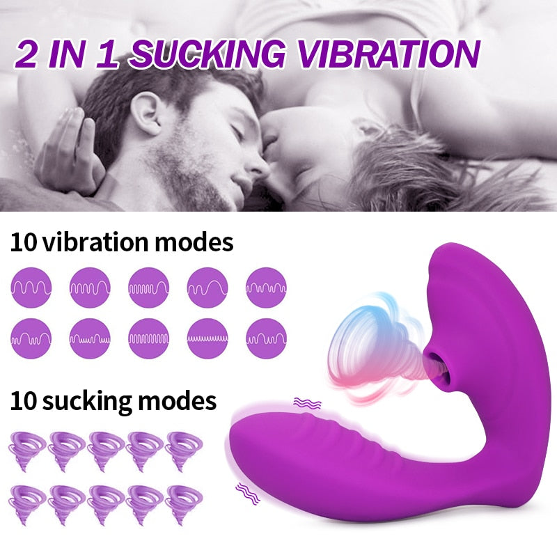 Clitoral Sucking Vibrator 10 Speeds - 2 desire