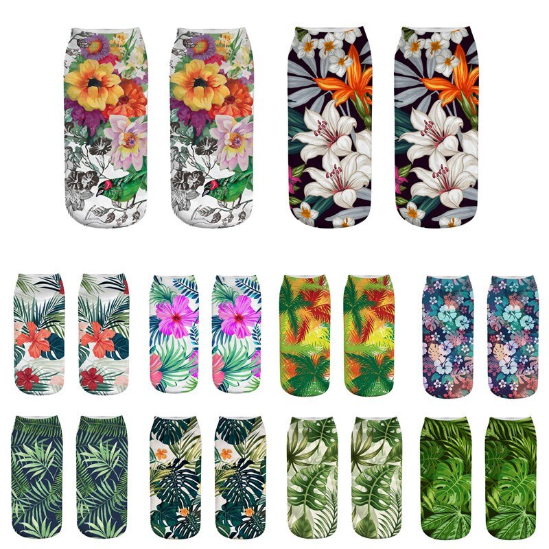 Women's Comic 3D Print Socks - 2 desire