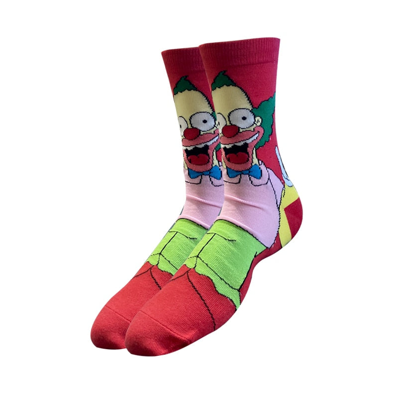 Knee-High Comic Socks - 2 desire