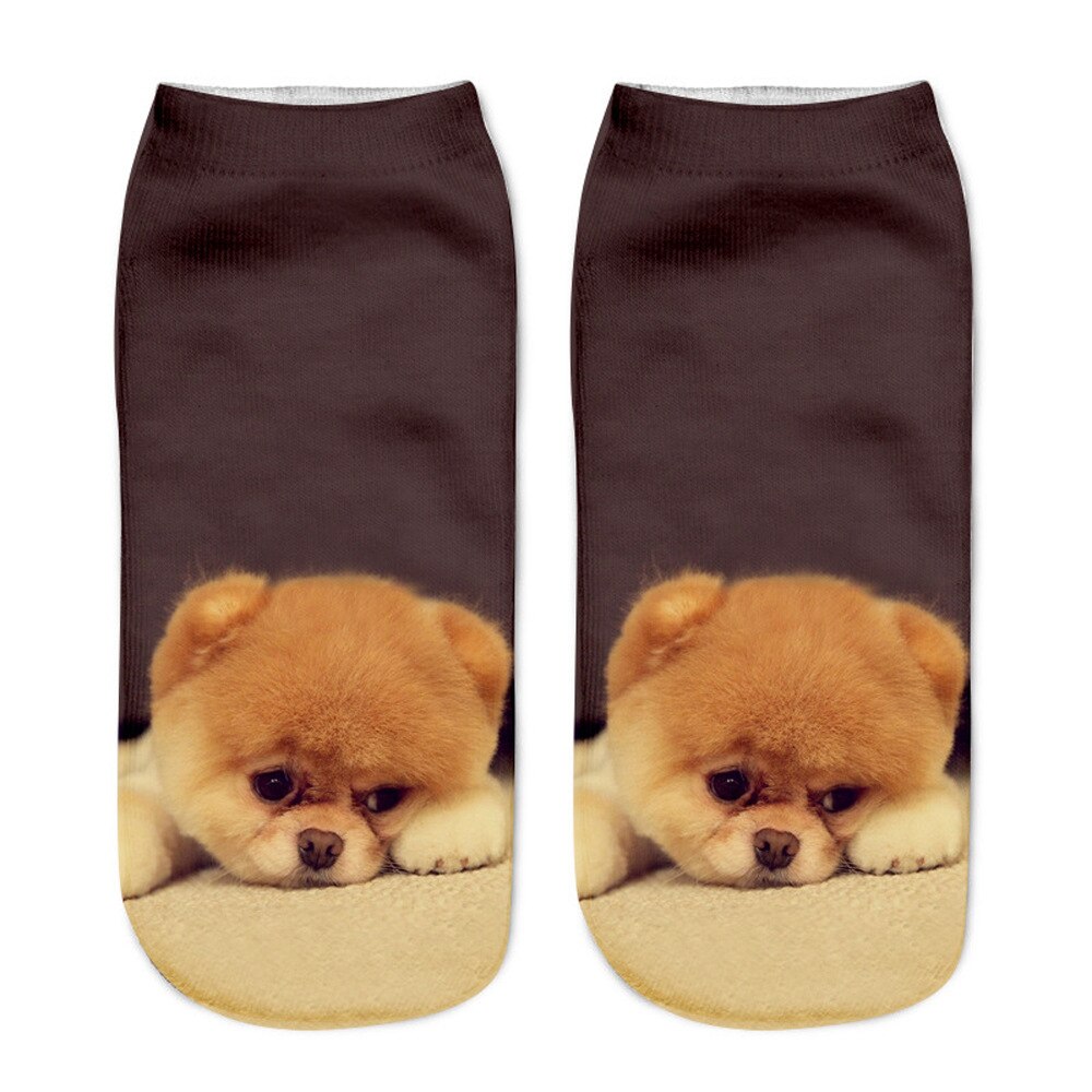 Women's Cute Aimal 3D Print Socks - 2 desire