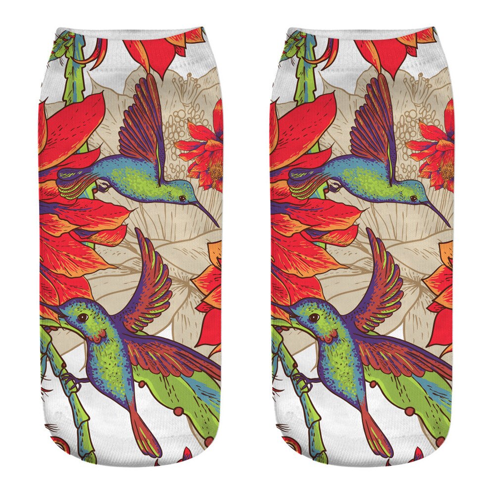 Women's Comic 3D Print Socks - 2 desire