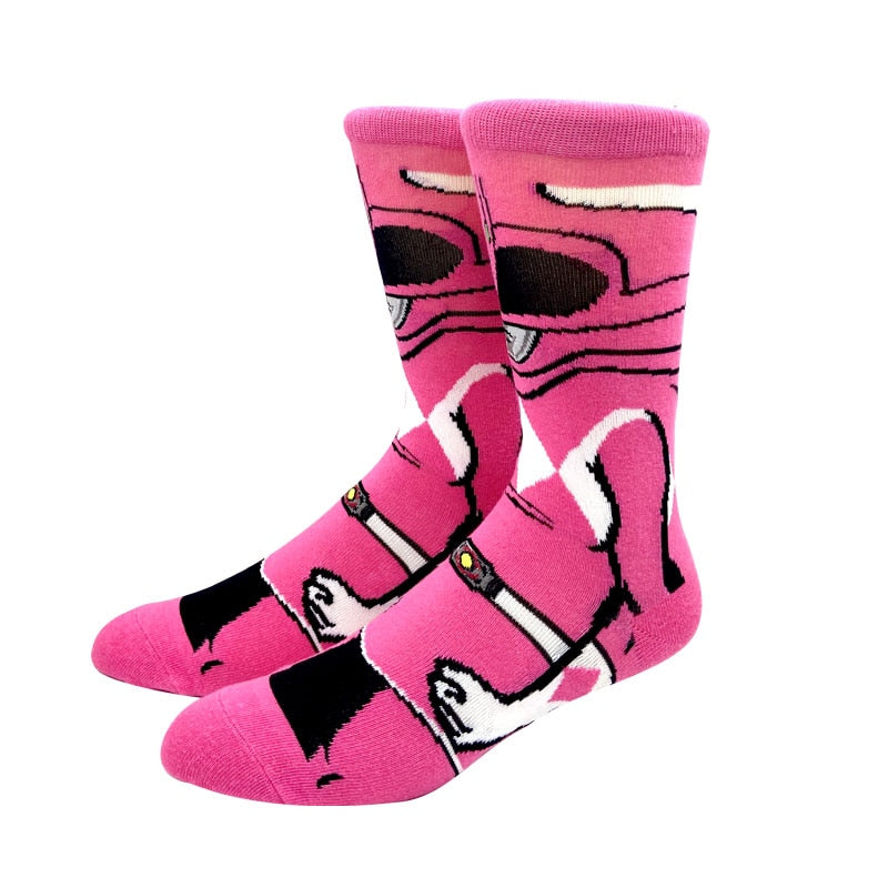 Knee-High Comic Socks - 2 desire