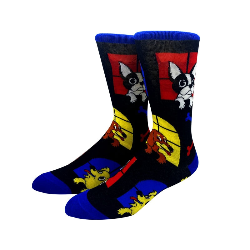 Knee-High Comic Socks - 2 desire