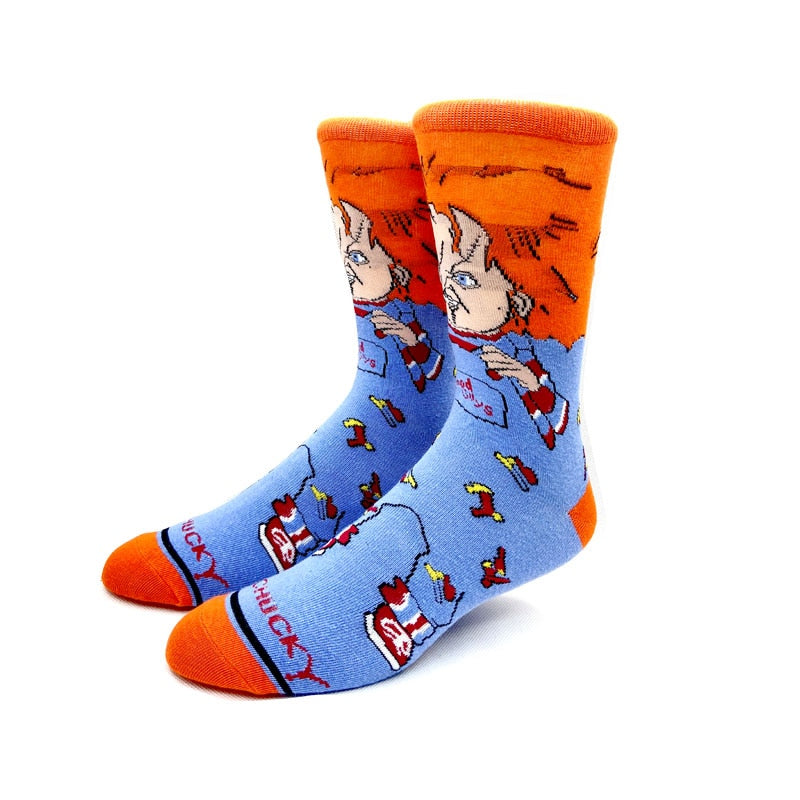 Knee-High Comic Socks - 2 desire