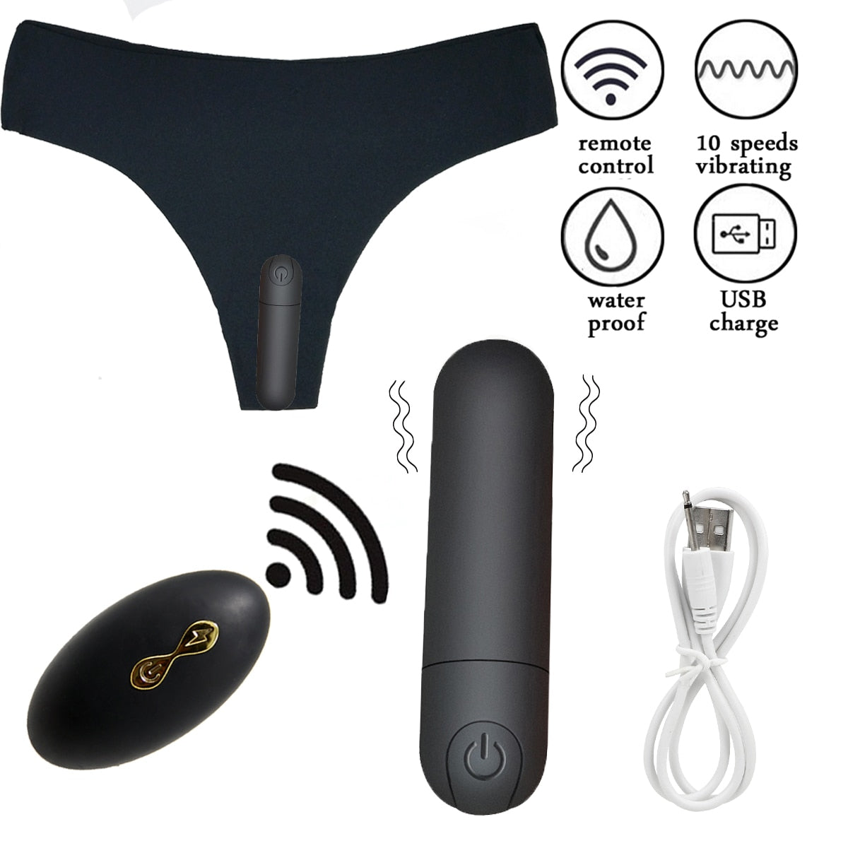 Wireles Vibrating Panties 10 Function - 2 desire
