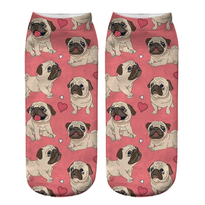Women's Cute Aimal 3D Print Socks - 2 desire
