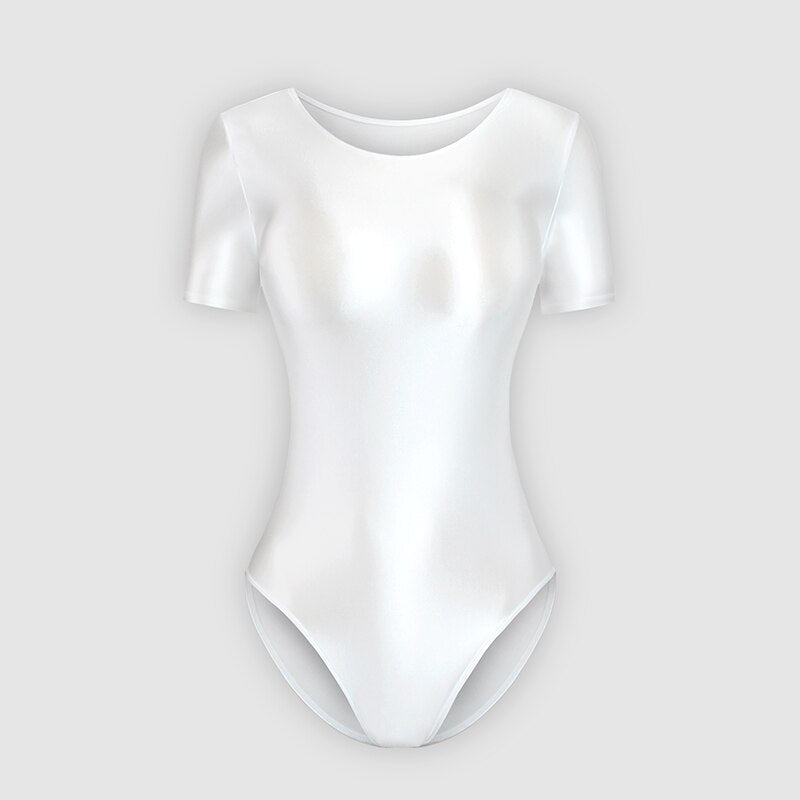 Women's Sexy Shiny Bodysuit - 2 desire