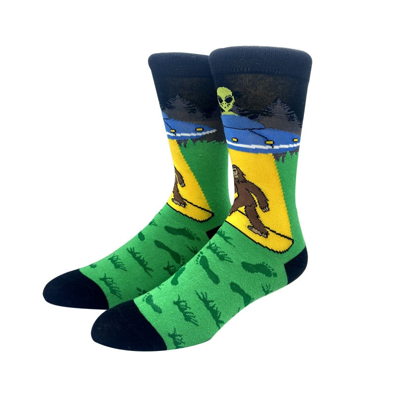Knee-High Comic Socks - 2 desire