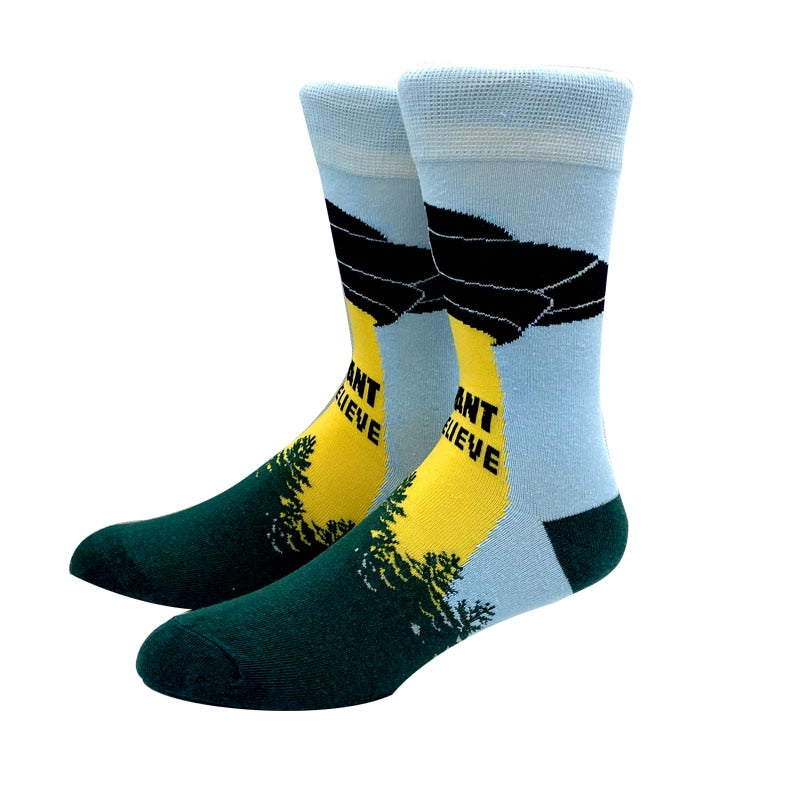 Knee-High Comic Socks - 2 desire