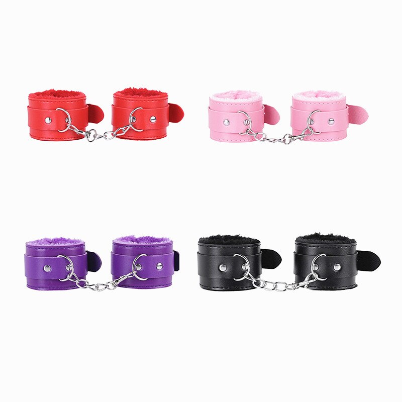 Adjustable PU Leather Handcuffs Ankle Cuff - 2 desire