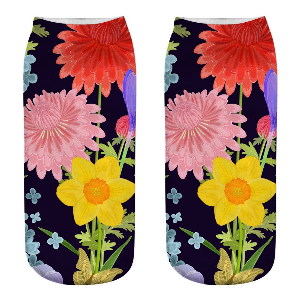 Women's Comic 3D Print Socks - 2 desire