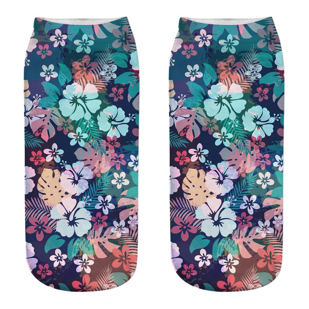 Women's Comic 3D Print Socks - 2 desire