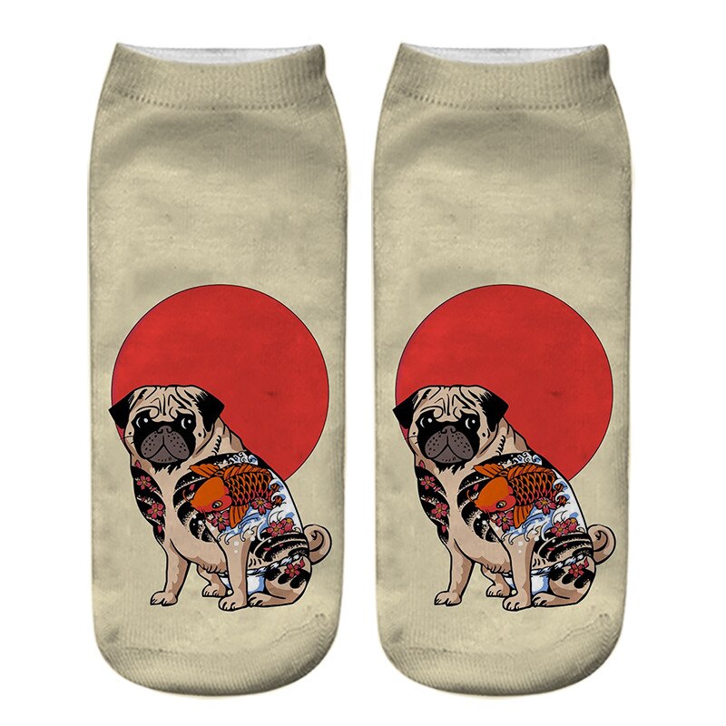 Women's Cute Aimal 3D Print Socks - 2 desire