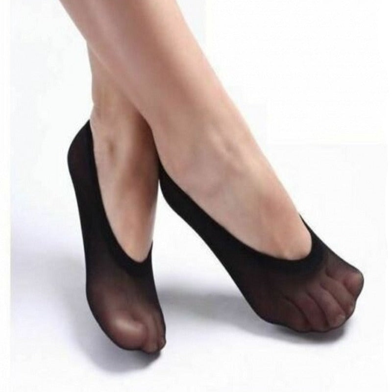 Women's Summer Invisible Thin Sock 10 Pair - 2 desire