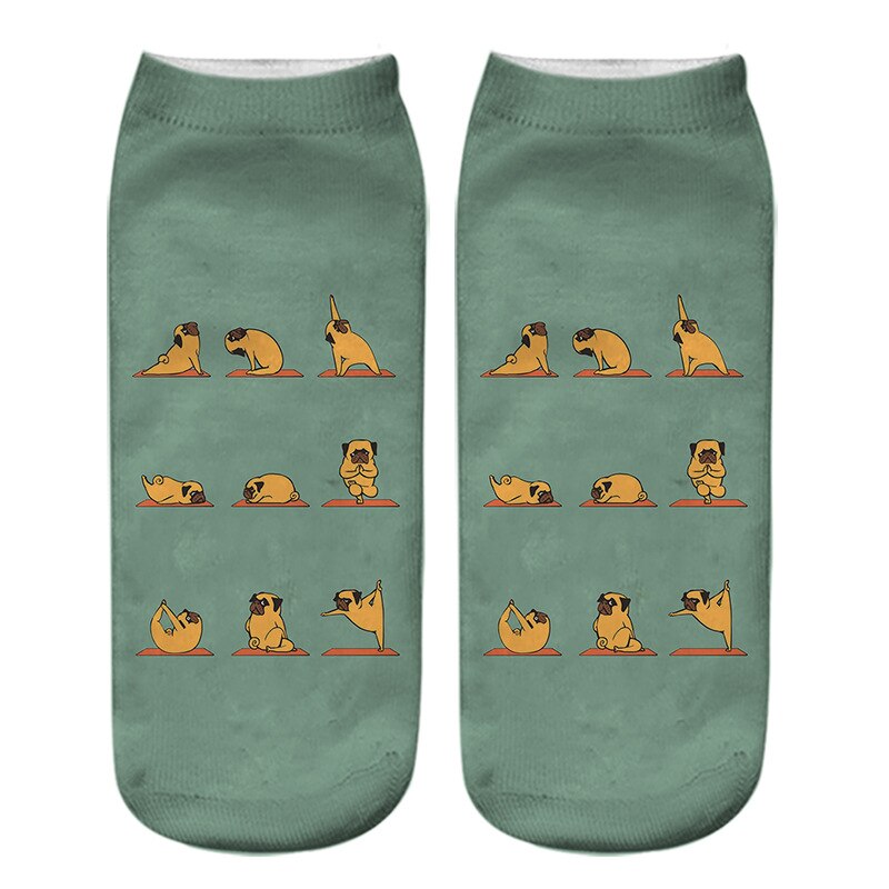 Women's Cute Aimal 3D Print Socks - 2 desire
