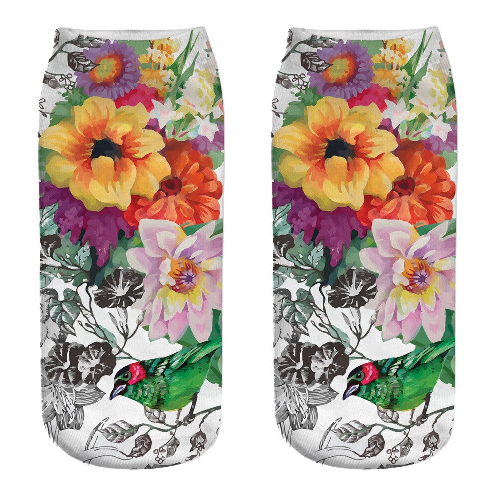 Women's Comic 3D Print Socks - 2 desire