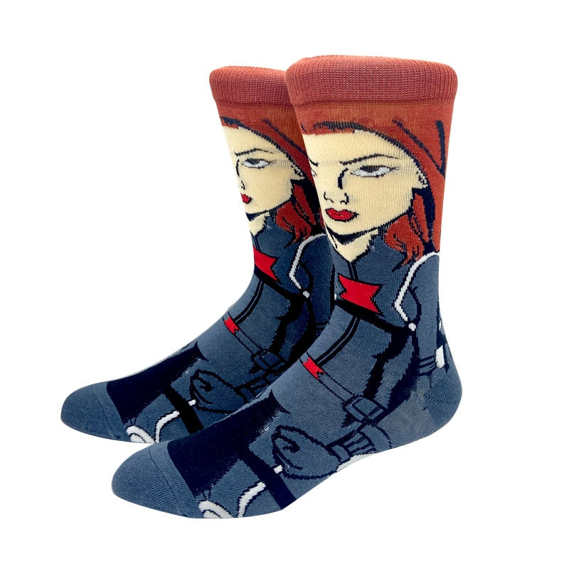 Knee-High Comic Socks - 2 desire