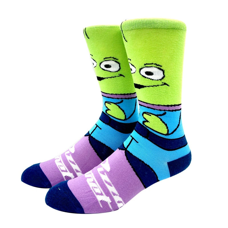 Knee-High Comic Socks - 2 desire
