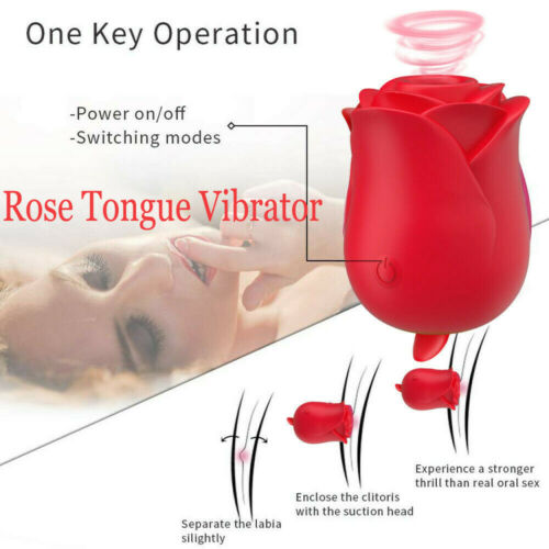 Rose Sucking Licking Vibrator - 2 desire