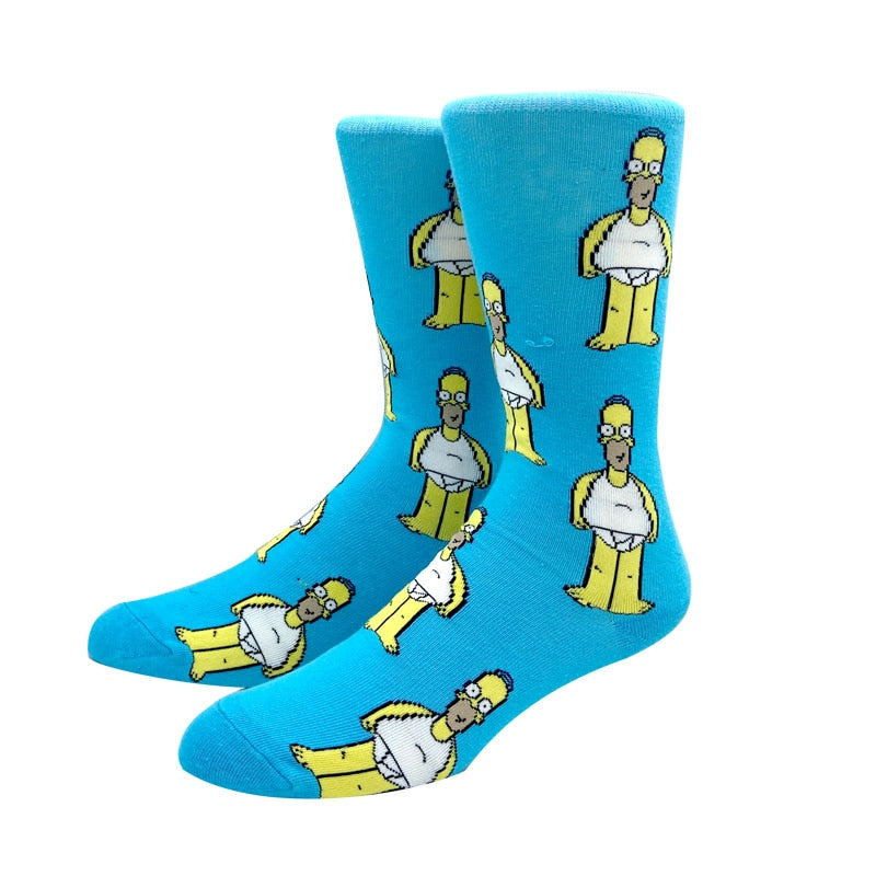 Knee-High Comic Socks - 2 desire