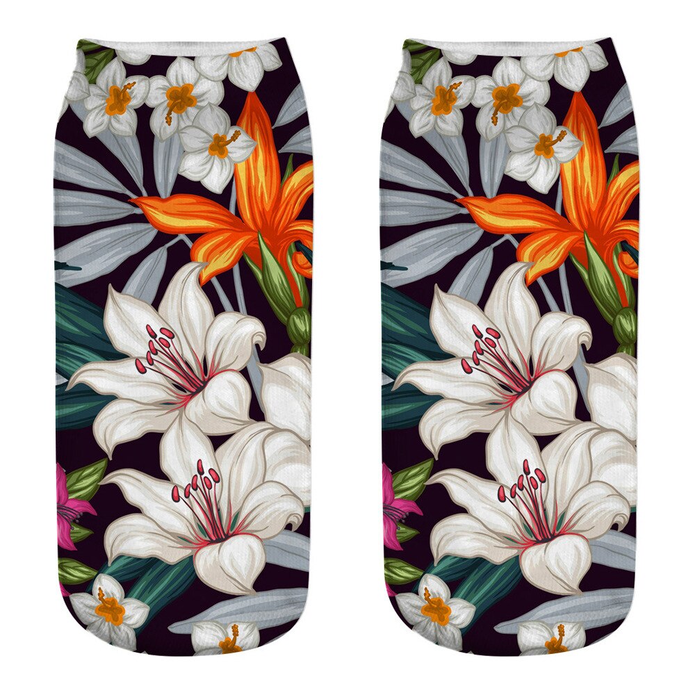 Women's Comic 3D Print Socks - 2 desire