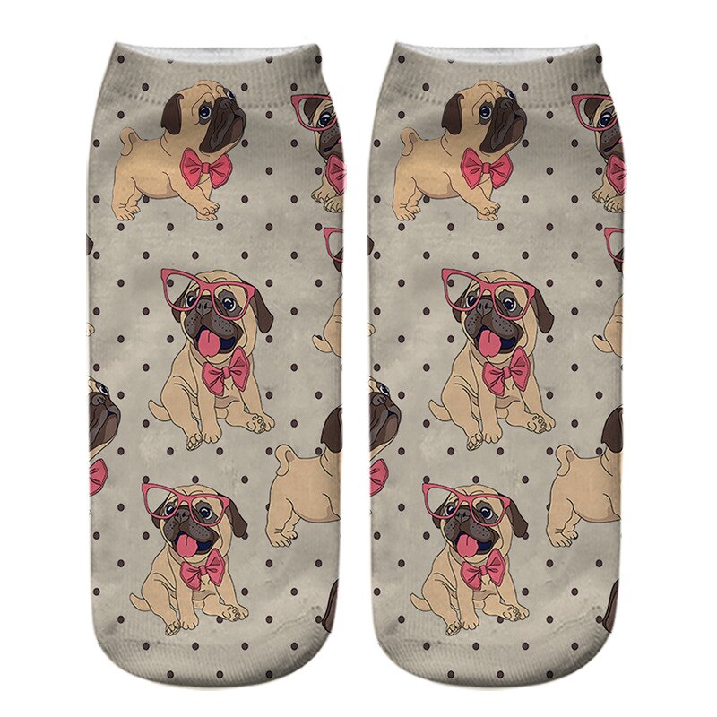 Women's Cute Aimal 3D Print Socks - 2 desire