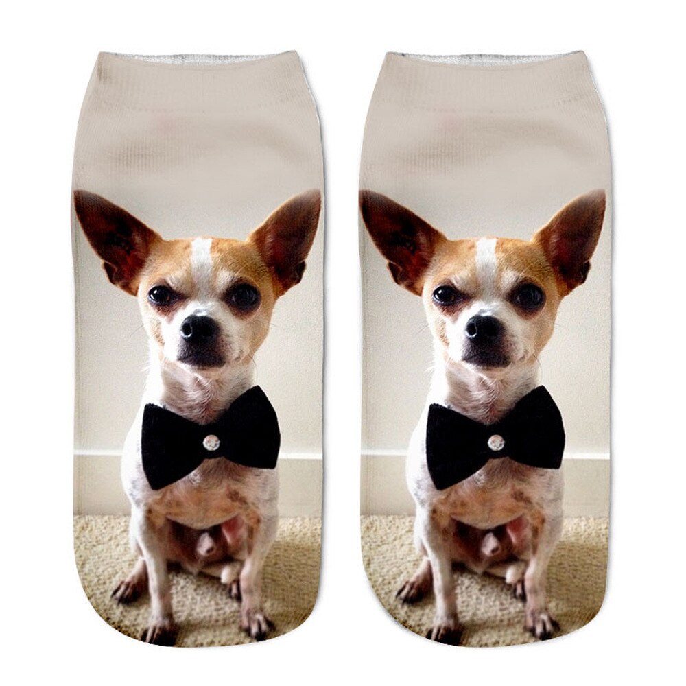 Women's Cute Aimal 3D Print Socks - 2 desire
