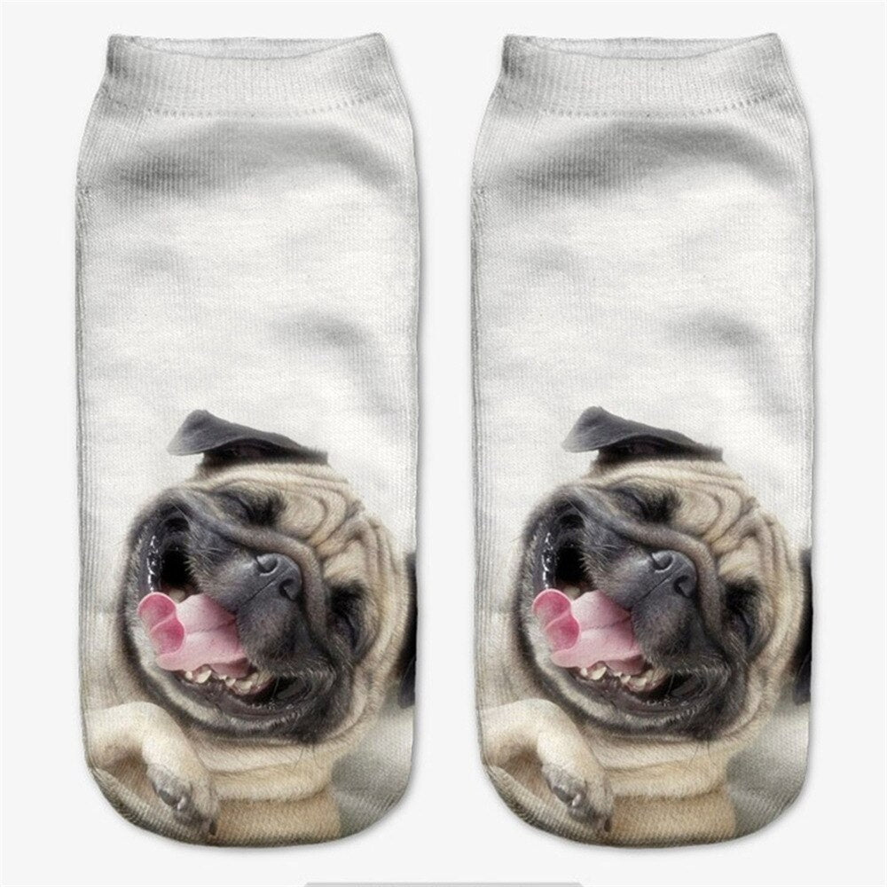 Women's Cute Aimal 3D Print Socks - 2 desire